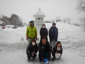 米沢雪灯籠まつりに参加しました 1